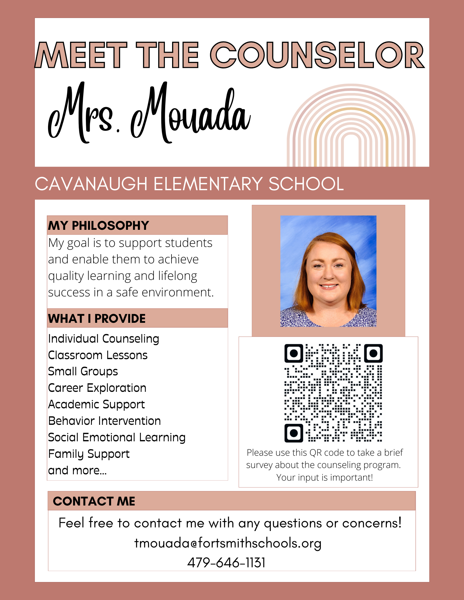 Meet the counselor, Tiffany Mouada